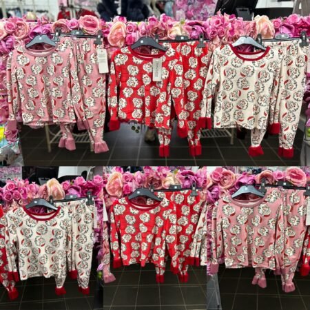 Santa Velvet Pyjamas GIRLS