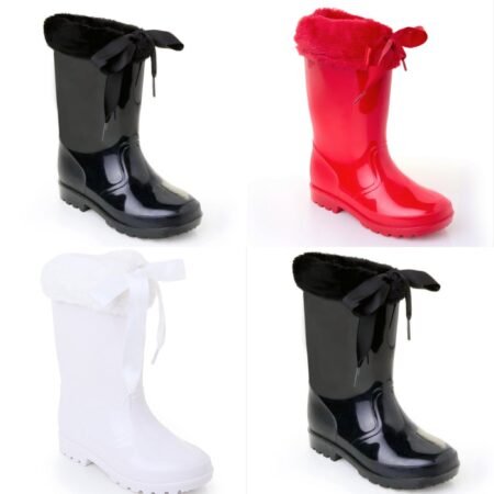Wellie Boots With Fur