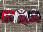 Amoura Tartan Short Set