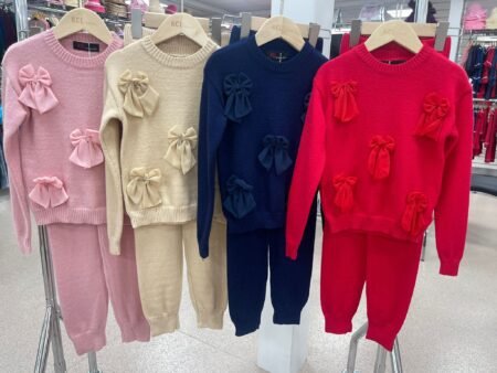 Super Soft Stretchy Bow Tracksuit