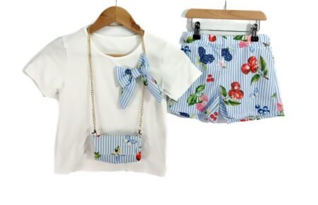Berries Short Set With Bag