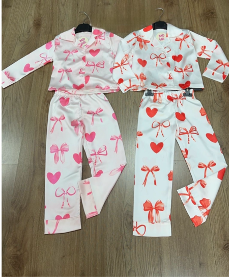 Valentina Bow & Heart Pyjamas