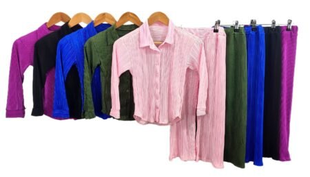Pleated Trouser Set