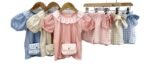 Gingham Short Set With Bag