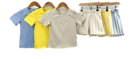 Boys Pinstripe Short Set