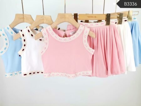 Rowena Ribbon Slot Skirt Set