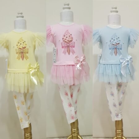 Ice Cream Tulle Legging Set