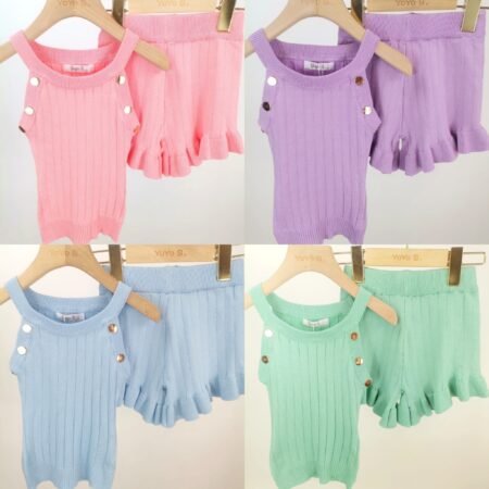 Ayla Knitted Short Set
