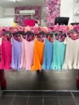Cami Strap Plain Pleated Dresses