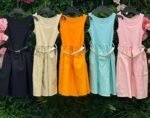 Lydia Plain Dress & Belt