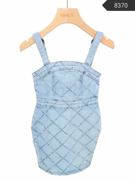 Danika Criss Cross Diamonte Dress