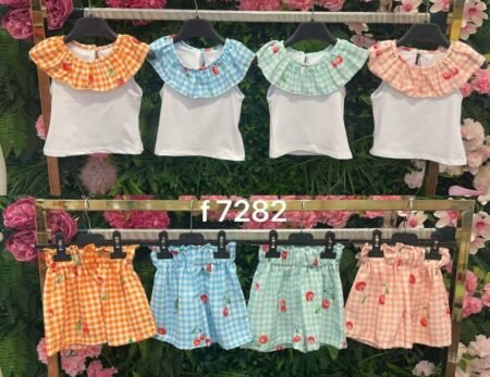 Gingham Cherrie Short Set
