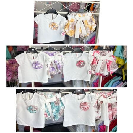 Harper Floral Balloon Short Set