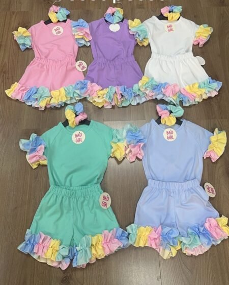 Sienna short set & Scrunchie