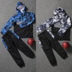 Boys Lightweight Camo Tracksuit