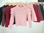 Emily Knitted Diamonte Skirt Set