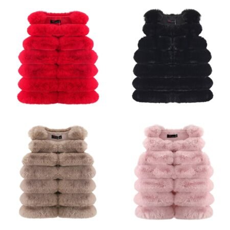 Faux Fur Bubble Gillet
