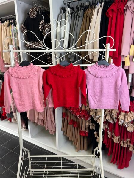 Heart & Bow Soft Knit Jumper