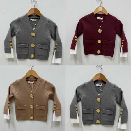 Chunky Button Knitted Cardigan