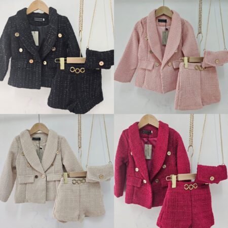 Kids Blazer Short & Bag Set