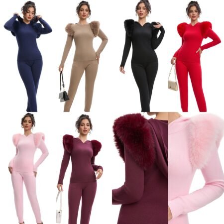 Anouska Faux Fur Tracksuits ADULTS 3001