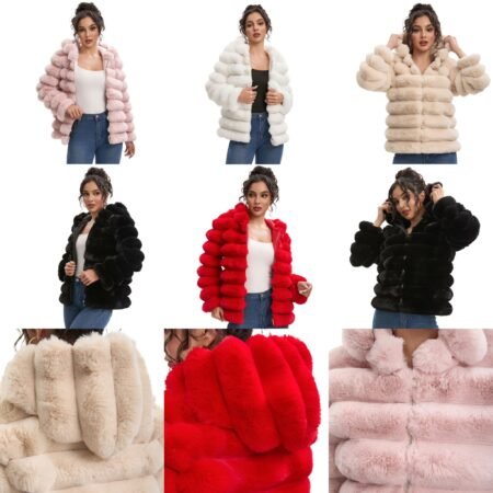 Faux Fur Bubble Coats ADULTS