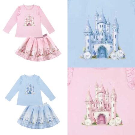 Girls Castle & Kingdom Skirt Set