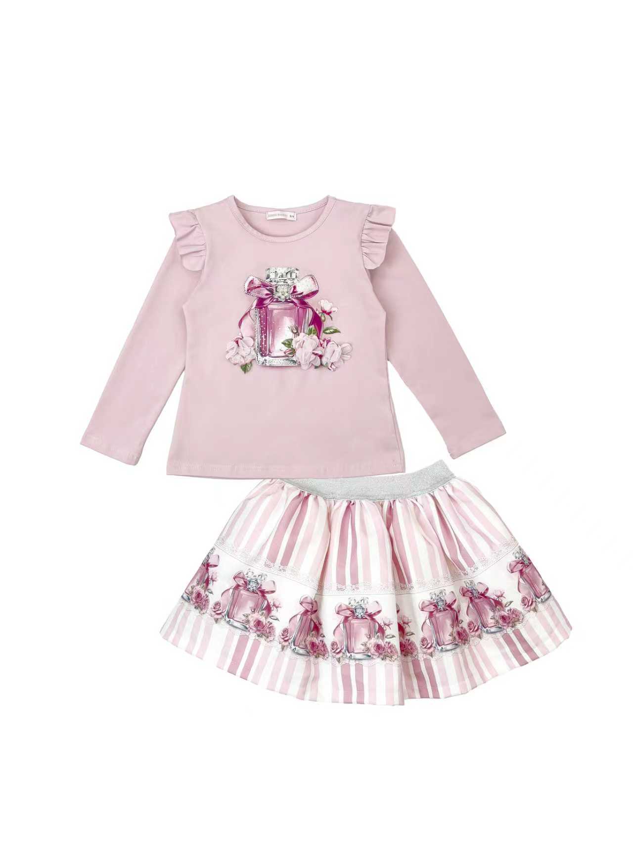 Girls Perfume Bottle Skirt Set - Image 4