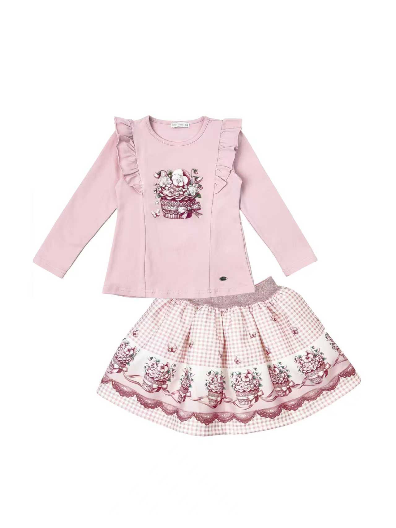 Girls Plant Pot Skirt Set - Image 2