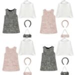 Giorgio Bambini Tweed Dress Bag & Headband (YG002)