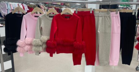 Erica Faux Fur Premium Knitted Loungeset