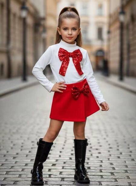 Lovella Bow Skort Set