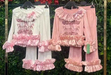 Dainty Darlings Carousel Frilly Ruffle Pyjamas