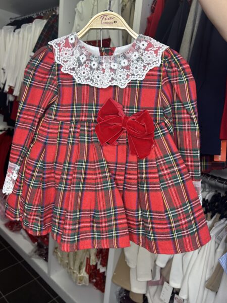 Krissy Tartan Dress & Bloomers (K2161)