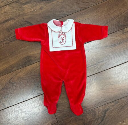 Dainty Darlings Bibbed 'B' Babygrow