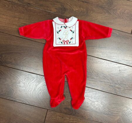 Dainty Darlings Holly 'B' Bibbed Babygrow