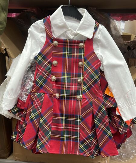 Aurora Tartan Girls Dress & Shirt