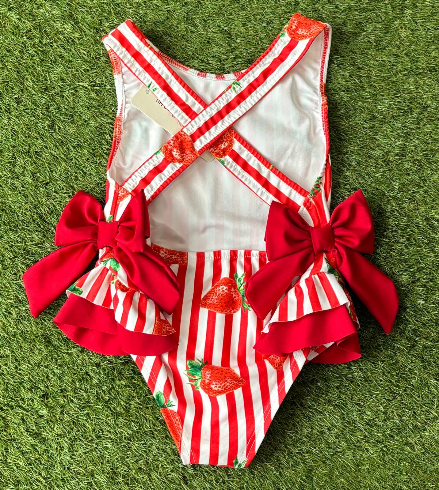 Strawberry Stripe Swimming Costume 2025 - Image 2