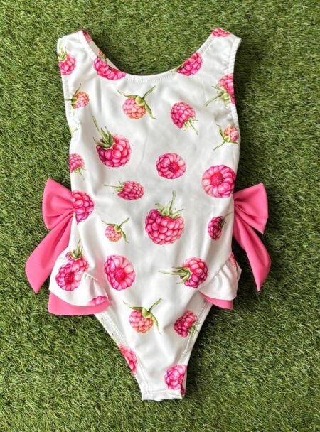 White Raspberry Swimming Costume 2025