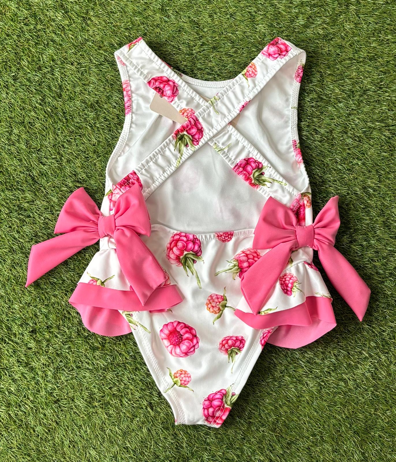 White Raspberry Swimming Costume 2025 - Image 2