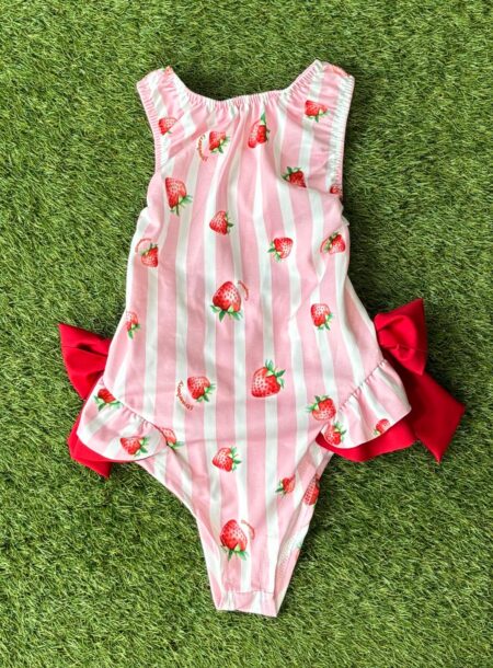 Pale Pink Strawberry Stripe Costume 2025
